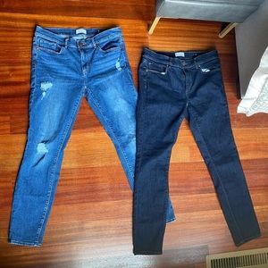 Loft Light-wash/Dark-wash jeans